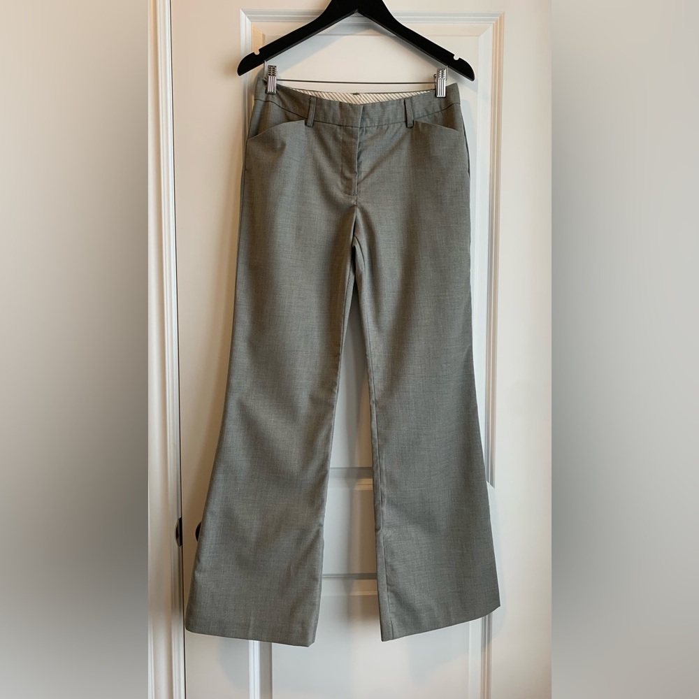 Dalia Collection Elegant Gray Trousers